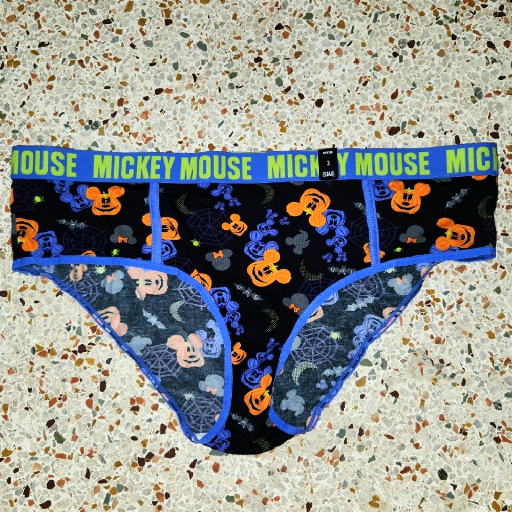 Torrid Mickey Mouse Disney Halloween Hipster Panties Size 3